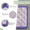 imageMaison dHermine Pot Holders 100 Cotton Set of 2 Pot Holders 8quot x 8quot with Loop Heat Resistant Grilling Microwave Barbeque Handling Hot Pans  Easter Decorations SpringSummer Easter Zest26  Mandala