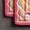 imageMaison dHermine Pot Holders 100 Cotton Set of 2 Pot Holders 8quot x 8quot with Loop Heat Resistant Grilling Microwave Barbeque Handling Hot Pans  Easter Decorations SpringSummer Lazy Summer Days19  Summer Maze