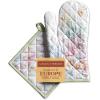 imageMaison dHermine Pot Holders 100 Cotton Set of 2 Pot Holders 8quot x 8quot with Loop Heat Resistant Grilling Microwave Barbeque Handling Hot Pans  Easter Decorations SpringSummer Lazy Summer Days25  Paradise Island