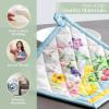 imageMaison dHermine Pot Holders 100 Cotton Set of 2 Pot Holders 8quot x 8quot with Loop Heat Resistant Grilling Microwave Barbeque Handling Hot Pans  Easter Decorations SpringSummer Easter Zest05  Giverny
