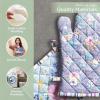 imageMaison dHermine Pot Holders 100 Cotton Set of 2 Pot Holders 8quot x 8quot with Loop Heat Resistant Grilling Microwave Barbeque Handling Hot Pans  Easter Decorations SpringSummer Lazy Summer Days02  Sweet Rose Lavender  Lush