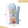 imageMaison dHermine Pot Holders 100 Cotton Set of 2 Pot Holders 8quot x 8quot with Loop Heat Resistant Grilling Microwave Barbeque Handling Hot Pans  Easter Decorations SpringSummer Lazy Summer Days04  Ibiza