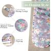 imageMaison dHermine Pot Holders 100 Cotton Set of 2 Pot Holders 8quot x 8quot with Loop Heat Resistant Grilling Microwave Barbeque Handling Hot Pans  Easter Decorations SpringSummer Lazy Summer Days02  Sweet Rose Lavender  Lush
