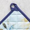 imageMaison dHermine Pot Holders 100 Cotton Set of 2 Pot Holders 8quot x 8quot with Loop Heat Resistant Grilling Microwave Barbeque Handling Hot Pans  Easter Decorations SpringSummer Easter Zest01  Lazy Summer Days