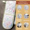 imageMaison dHermine Pot Holders 100 Cotton Set of 2 Pot Holders 8quot x 8quot with Loop Heat Resistant Grilling Microwave Barbeque Handling Hot Pans  Easter Decorations SpringSummer Lazy Summer Days25  Paradise Island