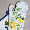 imageMaison dHermine Pot Holders 100 Cotton Set of 2 Pot Holders 8quot x 8quot with Loop Heat Resistant Grilling Microwave Barbeque Handling Hot Pans  Easter Decorations SpringSummer Easter Zest03  Citrus