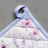 imageMaison dHermine Pot Holders 100 Cotton Set of 2 Pot Holders 8quot x 8quot with Loop Heat Resistant Grilling Microwave Barbeque Handling Hot Pans  Easter Decorations SpringSummer Easter Zest18  Summer Floral