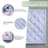 imageMaison dHermine Pot Holders 100 Cotton Set of 2 Pot Holders 8quot x 8quot with Loop Heat Resistant Grilling Microwave Barbeque Handling Hot Pans  Easter Decorations SpringSummer Lazy Summer Days18  Summer Floral