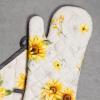 imageMaison dHermine Pot Holders 100 Cotton Set of 2 Pot Holders 8quot x 8quot with Loop Heat Resistant Grilling Microwave Barbeque Handling Hot Pans  Easter Decorations SpringSummer Easter Zest14  Candice