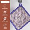 imageMaison dHermine Pot Holders 100 Cotton Set of 2 Pot Holders 8quot x 8quot with Loop Heat Resistant Grilling Microwave Barbeque Handling Hot Pans  Easter Decorations SpringSummer Easter Zest26  Mandala