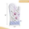 imageMaison dHermine Pot Holders 100 Cotton Set of 2 Pot Holders 8quot x 8quot with Loop Heat Resistant Grilling Microwave Barbeque Handling Hot Pans  Easter Decorations SpringSummer Lazy Summer Days18  Summer Floral