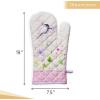 imageMaison dHermine Pot Holders 100 Cotton Set of 2 Pot Holders 8quot x 8quot with Loop Heat Resistant Grilling Microwave Barbeque Handling Hot Pans  Easter Decorations SpringSummer Lazy Summer Days23  Magnolia Mornings