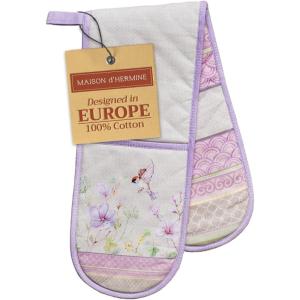 imageMaison dHermine Pot Holders 100 Cotton Set of 2 Pot Holders 8quot x 8quot with Loop Heat Resistant Grilling Microwave Barbeque Handling Hot Pans  Easter Decorations SpringSummer Lazy Summer Days23  Magnolia Mornings
