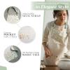 imageMaison dHermine 100 Cotton Apron for women with Pocket Kitchen Chef Apron for Men Easter decorations Cooking Baking Garden01  Colmar