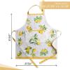 imageMaison dHermine 100 Cotton Apron for women with Pocket Kitchen Chef Apron for Men Easter decorations Cooking Baking Garden05  Limoncello