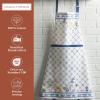imageMaison dHermine 100 Cotton Apron for women with Pocket Kitchen Chef Apron for Men Easter decorations Cooking Baking Garden08  Faience