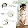 imageMaison dHermine 100 Cotton Apron for women with Pocket Kitchen Chef Apron for Men Easter decorations Cooking Baking Garden10  Botanical Fresh