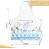imageMaison dHermine 100 Cotton Apron for women with Pocket Kitchen Chef Apron for Men Easter decorations Cooking Baking Garden11  Canton