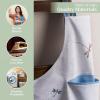 imageMaison dHermine 100 Cotton Apron for women with Pocket Kitchen Chef Apron for Men Easter decorations Cooking Baking Garden12  Fleurs De Mai