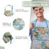 imageMaison dHermine 100 Cotton Apron for women with Pocket Kitchen Chef Apron for Men Easter decorations Cooking Baking Garden15  Agrume