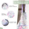 imageMaison dHermine 100 Cotton Apron for women with Pocket Kitchen Chef Apron for Men Easter decorations Cooking Baking Garden17  Floral Love