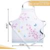 imageMaison dHermine 100 Cotton Apron for women with Pocket Kitchen Chef Apron for Men Easter decorations Cooking Baking Garden19  Blossoms in Spring