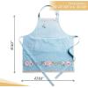 imageMaison dHermine 100 Cotton Apron for women with Pocket Kitchen Chef Apron for Men Easter decorations Cooking Baking Garden20  Ibiza
