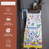 imageMaison dHermine 100 Cotton Apron for women with Pocket Kitchen Chef Apron for Men Easter decorations Cooking Baking Garden22  Giverny