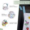 imageMaison dHermine 100 Cotton Apron for women with Pocket Kitchen Chef Apron for Men Easter decorations Cooking Baking Garden22  Giverny