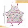imageMaison dHermine 100 Cotton Apron for women with Pocket Kitchen Chef Apron for Men Easter decorations Cooking Baking Garden27  Chardon