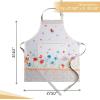 imageMaison dHermine 100 Cotton Apron for women with Pocket Kitchen Chef Apron for Men Easter decorations Cooking Baking Garden29  Summer Whisper