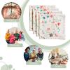 imageMaison dHermine Cloth Napkins 100 Cotton Everyday Set of 4 Dinner Napkins Cloth Washable Kitchen Party Wedding Restaurant Easter Decorations SpringSummer Easter Dew 20quot x 20quot05  Colmar