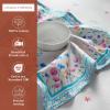 imageMaison dHermine Cloth Napkins 100 Cotton Everyday Set of 4 Dinner Napkins Cloth Washable Kitchen Party Wedding Restaurant Easter Decorations SpringSummer Easter Dew 20quot x 20quot12  Flower in the Field