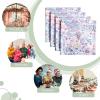 imageMaison dHermine Cloth Napkins 100 Cotton Everyday Set of 4 Dinner Napkins Cloth Washable Kitchen Party Wedding Restaurant Easter Decorations SpringSummer Easter Dew 20quot x 20quot23  Indian Floral