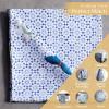 imageMaison dHermine Cloth Napkins 100 Cotton Everyday Set of 4 Dinner Napkins Cloth Washable Kitchen Party Wedding Restaurant Easter Decorations SpringSummer Easter Dew 20quot x 20quot14  Passiflora