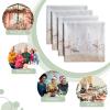 imageMaison dHermine Cloth Napkins 100 Cotton Everyday Set of 4 Dinner Napkins Cloth Washable Kitchen Party Wedding Restaurant Easter Decorations SpringSummer Easter Dew 20quot x 20quot13  Meadow Florals  Beige