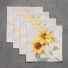 imageMaison dHermine Cloth Napkins 100 Cotton Everyday Set of 4 Dinner Napkins Cloth Washable Kitchen Party Wedding Restaurant Easter Decorations SpringSummer Easter Dew 20quot x 20quot25  Candice