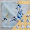 imageMaison dHermine Cloth Napkins 100 Cotton Everyday Set of 4 Dinner Napkins Cloth Washable Kitchen Party Wedding Restaurant Easter Decorations SpringSummer Easter Dew 20quot x 20quot16  Lazy Summer Days