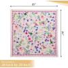 imageMaison dHermine Cloth Napkins 100 Cotton Everyday Set of 4 Dinner Napkins Cloth Washable Kitchen Party Wedding Restaurant Easter Decorations SpringSummer Easter Dew 20quot x 20quot27  Chardon