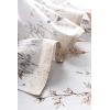 imageMaison dHermine Cloth Napkins 100 Cotton Everyday Set of 4 Dinner Napkins Cloth Washable Kitchen Party Wedding Restaurant Easter Decorations SpringSummer Easter Dew 20quot x 20quot15  Meadow Florals  Brown