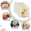 imageMaison dHermine Cloth Napkins 100 Cotton Everyday Set of 4 Dinner Napkins Cloth Washable Kitchen Party Wedding Restaurant Easter Decorations SpringSummer Easter Dew 20quot x 20quot25  Candice