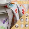 imageMaison dHermine Cloth Napkins 100 Cotton Everyday Set of 4 Dinner Napkins Cloth Washable Kitchen Party Wedding Restaurant Easter Decorations SpringSummer Easter Dew 20quot x 20quot28  Summer Whisper