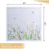 imageMaison dHermine Cloth Napkins 100 Cotton Everyday Set of 4 Dinner Napkins Cloth Washable Kitchen Party Wedding Restaurant Easter Decorations SpringSummer Easter Dew 20quot x 20quot04  Fleurs De Mai