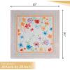 imageMaison dHermine Cloth Napkins 100 Cotton Everyday Set of 4 Dinner Napkins Cloth Washable Kitchen Party Wedding Restaurant Easter Decorations SpringSummer Easter Dew 20quot x 20quot28  Summer Whisper