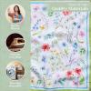 imageMaison dHermine Cloth Napkins 100 Cotton Everyday Set of 4 Dinner Napkins Cloth Washable Kitchen Party Wedding Restaurant Easter Decorations SpringSummer Easter Dew 20quot x 20quot07  Just Floral