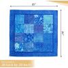 imageMaison dHermine Cloth Napkins 100 Cotton Everyday Set of 4 Dinner Napkins Cloth Washable Kitchen Party Wedding Restaurant Easter Decorations SpringSummer Easter Dew 20quot x 20quot19  Indigo Love