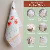 imageMaison dHermine Kitchen Towels 100 Cotton 2750quot x 20quot Cloth Dish Towels for Kitchen Absorbent for Home Dining Parties  Easter Decorations SpringSummer Luxury Loft  Peach Set of 311  Summer Whisper