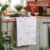 imageMaison dHermine Kitchen Towels 100 Cotton 2750quot x 20quot Cloth Dish Towels for Kitchen Absorbent for Home Dining Parties  Easter Decorations SpringSummer Luxury Loft  Peach Set of 307  Flower in the Field