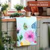 imageMaison dHermine Kitchen Towels 100 Cotton 2750quot x 20quot Cloth Dish Towels for Kitchen Absorbent for Home Dining Parties  Easter Decorations SpringSummer Luxury Loft  Peach Set of 305  Jardin Dete  Mint