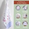 imageMaison dHermine Kitchen Towels 100 Cotton 2750quot x 20quot Cloth Dish Towels for Kitchen Absorbent for Home Dining Parties  Easter Decorations SpringSummer Luxury Loft  Peach Set of 309  Summer Floral